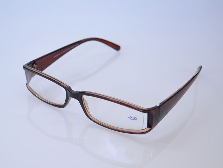 Okuliare na čítanie M018 hnedé +3