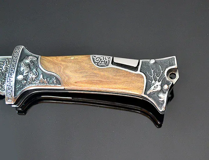 Lovecký nôž Kandar Hunter Corsica s gravírovaním textu