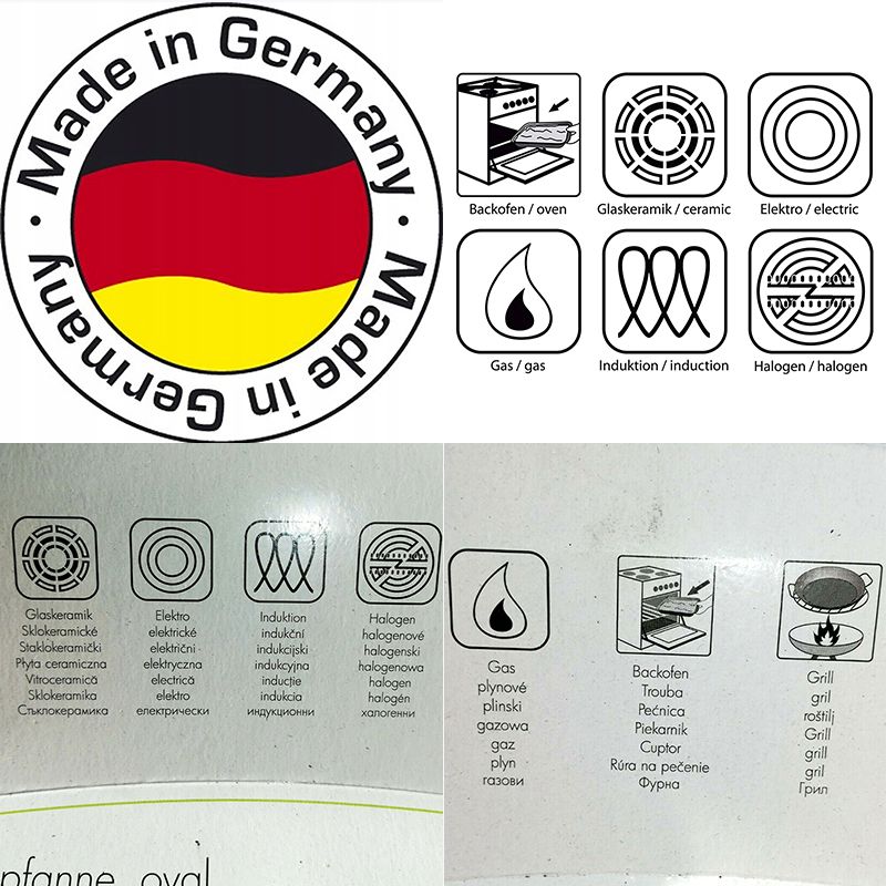 Oceľová oválna panvica CHG 37,5cm II.trieda