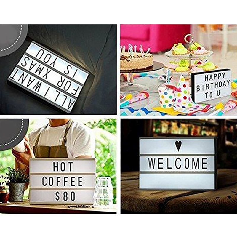 Písmena do light boxu čierne