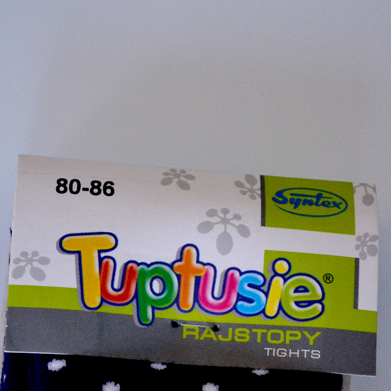 Tuptusie Pančuchy bavlnené 80-86 - 12-18 mesiacov