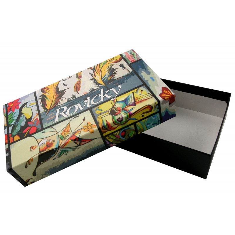 Peňaženka dámska kožená Rovicky R-N109-ART-04/5517 pink