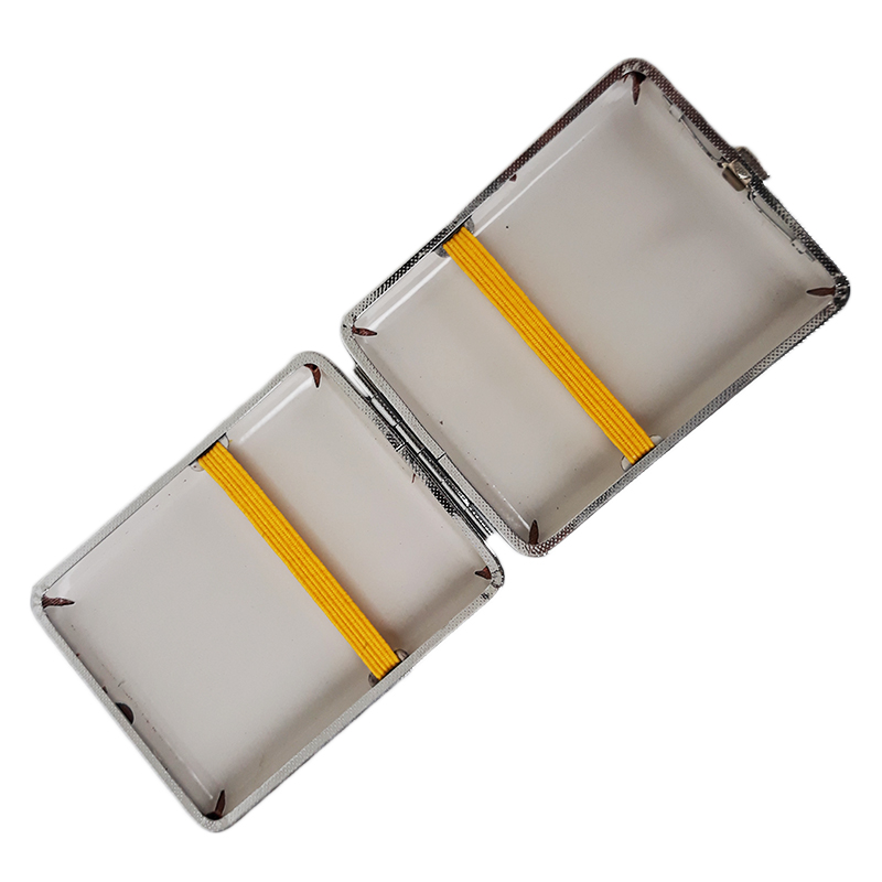 Krabička kovová ekokoža 