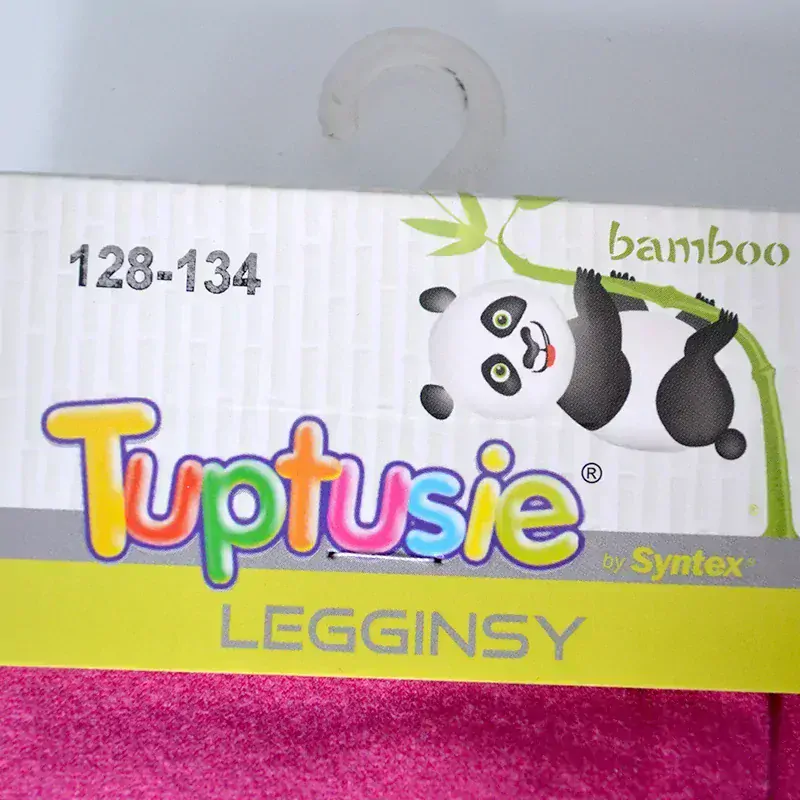 Tuptusie Legíny Bamboo 80-86 biela