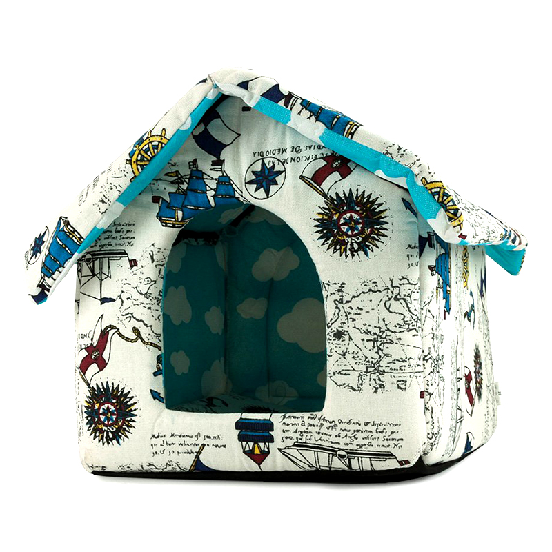 Búda pre psa a mačku rozmer biela M