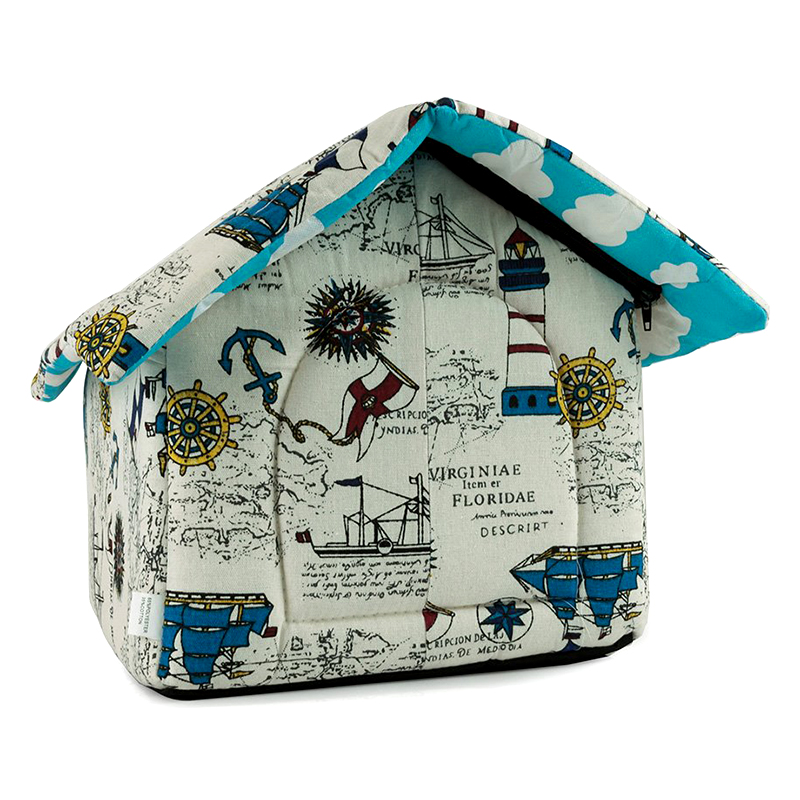 Búda pre psa a mačku rozmer biela M