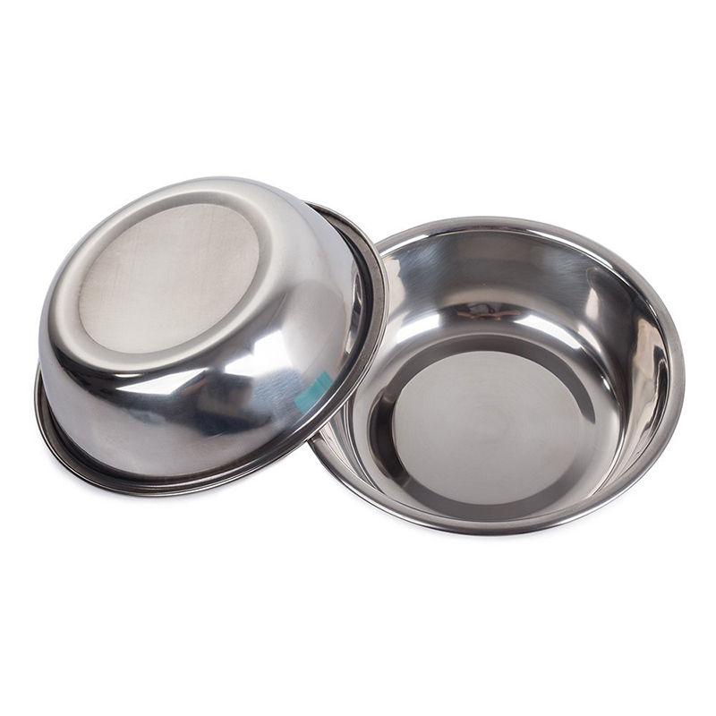 Dvojitá miska na krmivo pre psa zelená