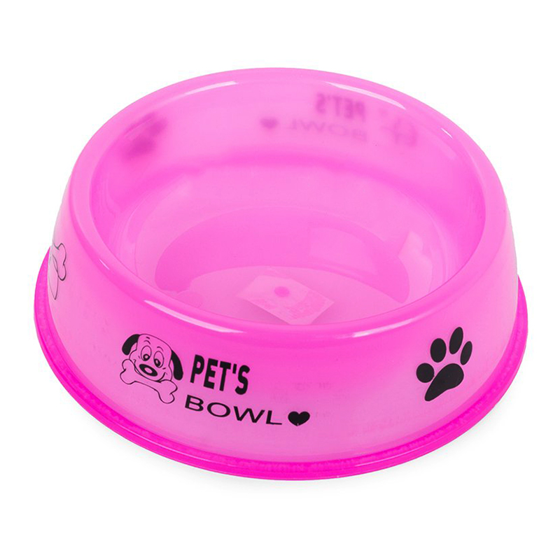 Miska na krmivo ružová 0,8 litra 