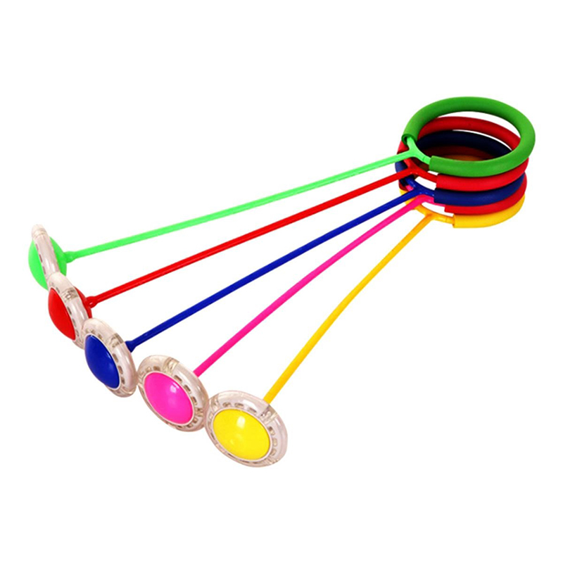 Hula Hop na skákanie LED červené