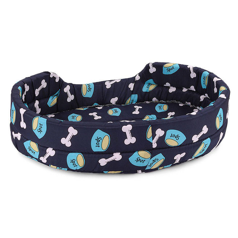 Pelech pre zviera modrý Kosti 66x56x16,5cm