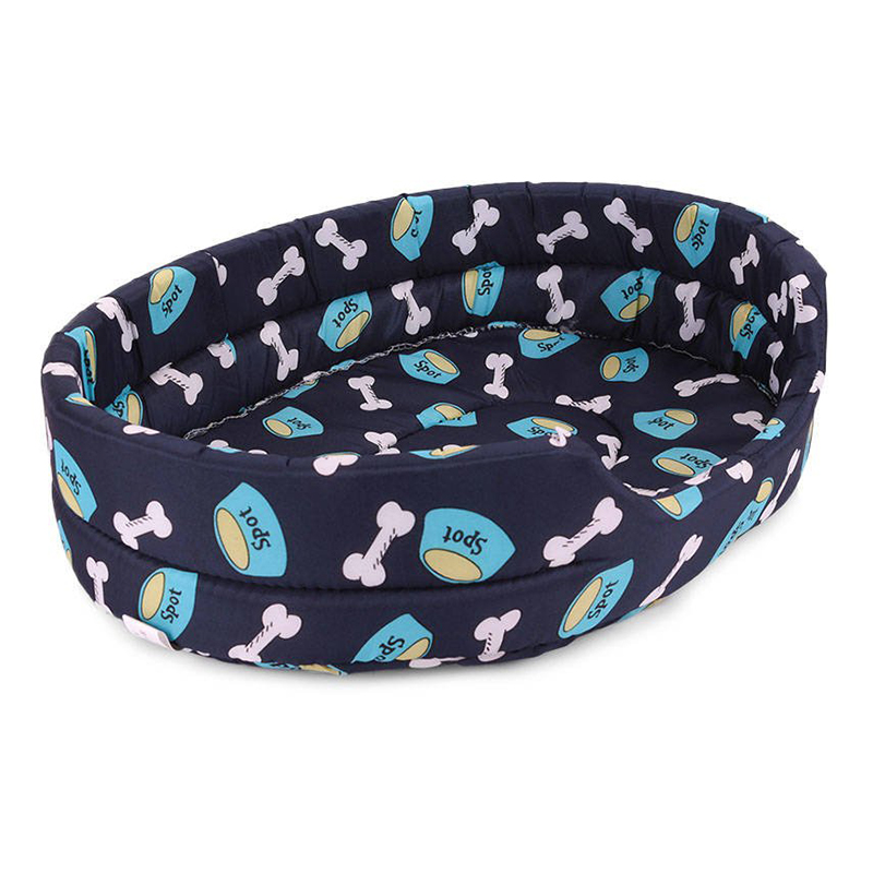 Pelech pre zviera modrý Kosti 66x56x16,5cm