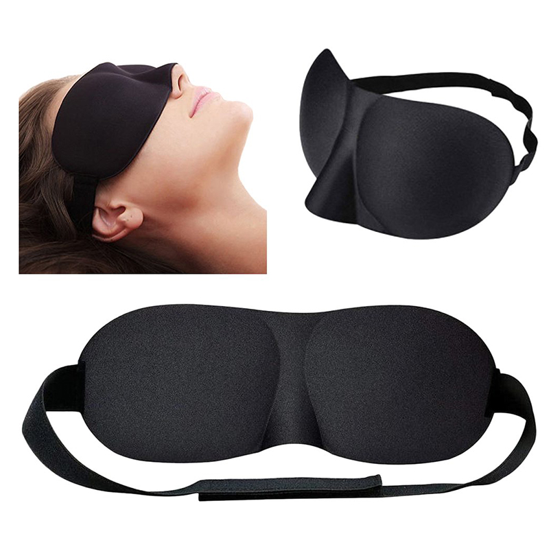 Maska na oči 3D modrá