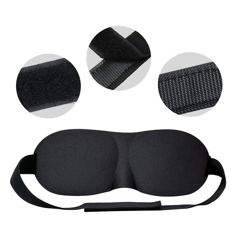 Maska na oči 3D ružová