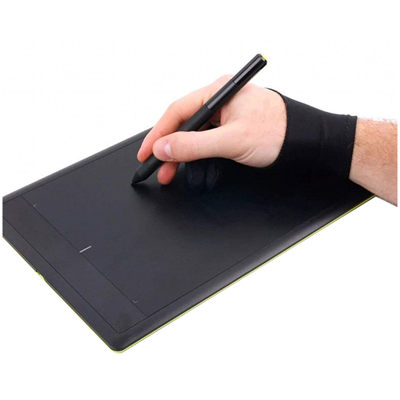 Rukavica na kreslenie na grafických tabletoch ružová