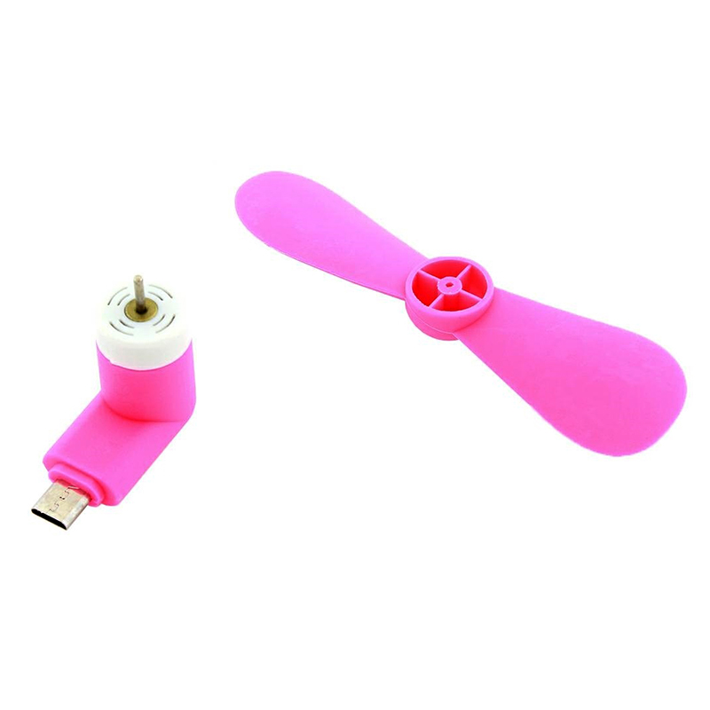 Ventilátor na mobilný telefón ružový