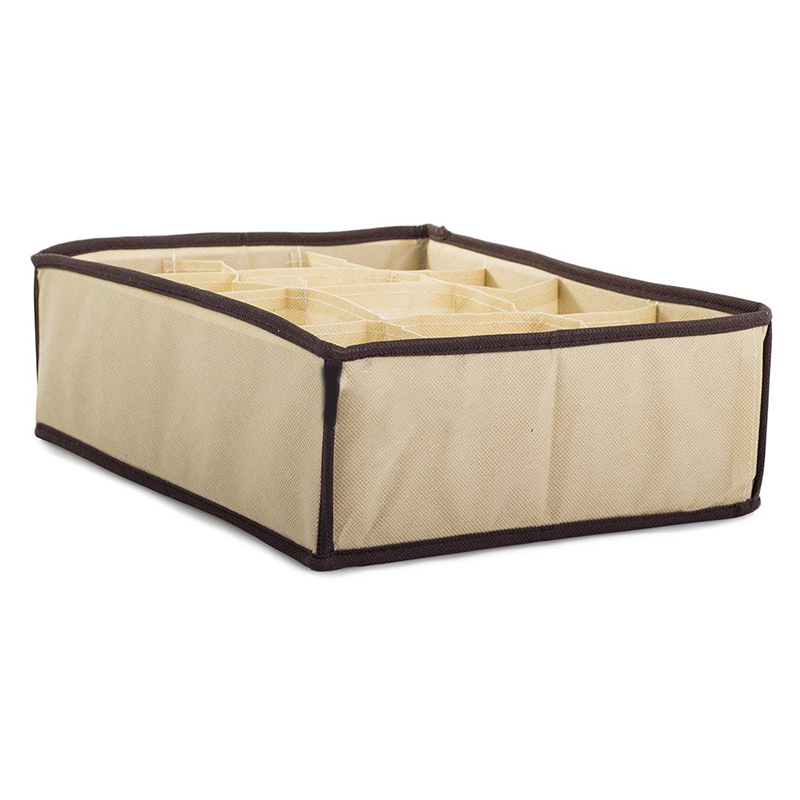 Organizér do zásuvky - 12 priehradok béžový 