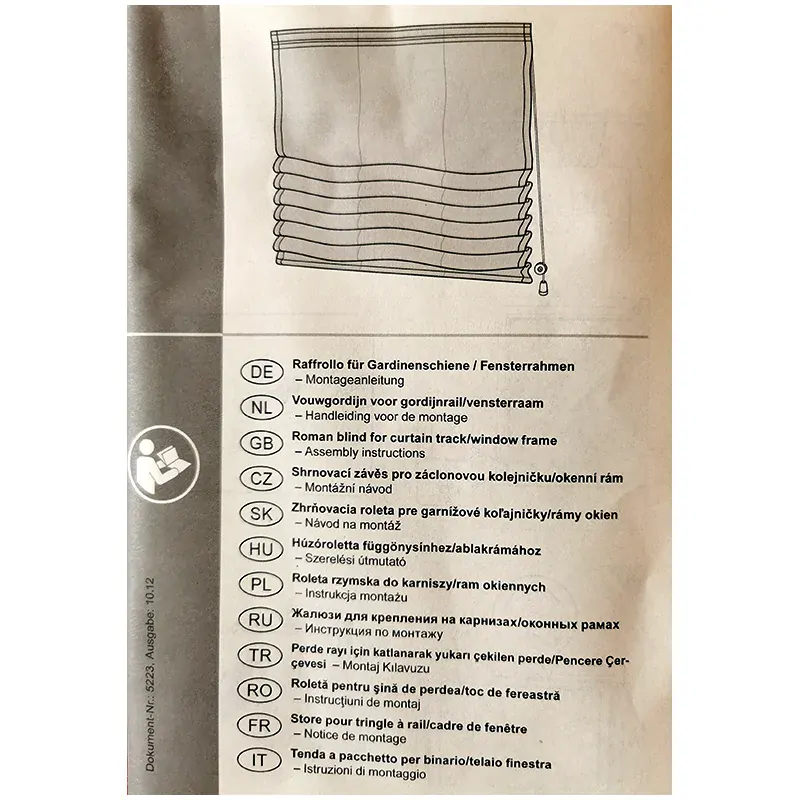 My Home - Záclona rímska oranžová 140 x 80cm zhrňovacia : 466654 Grosse 3