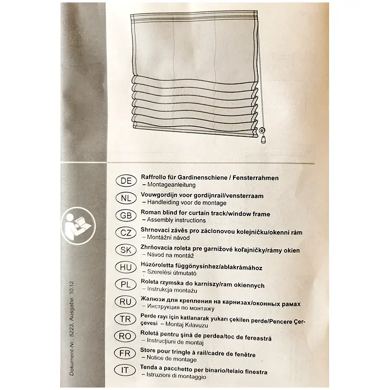 My Home - Záclona rímska oranžová 140 x 80cm : 730472 Grosse 3