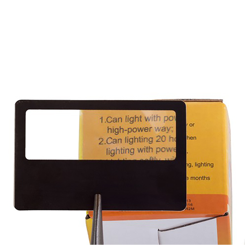 Lupa vrecková - Kreditná karta 55 x 85 mm