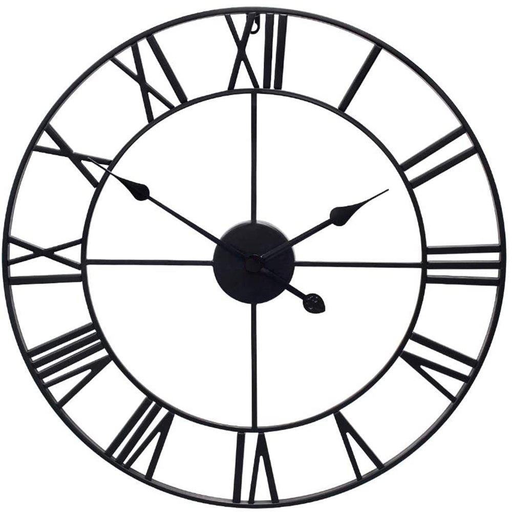 Rímske nástenné hodiny retro vintage 80 cm