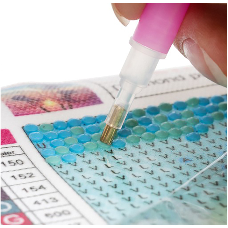 Diamantová výšivka Panna Mária