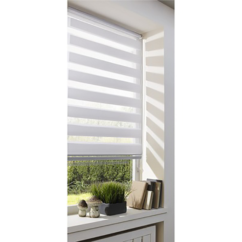 Roleta na okná deň a noc biela 80x150cm 