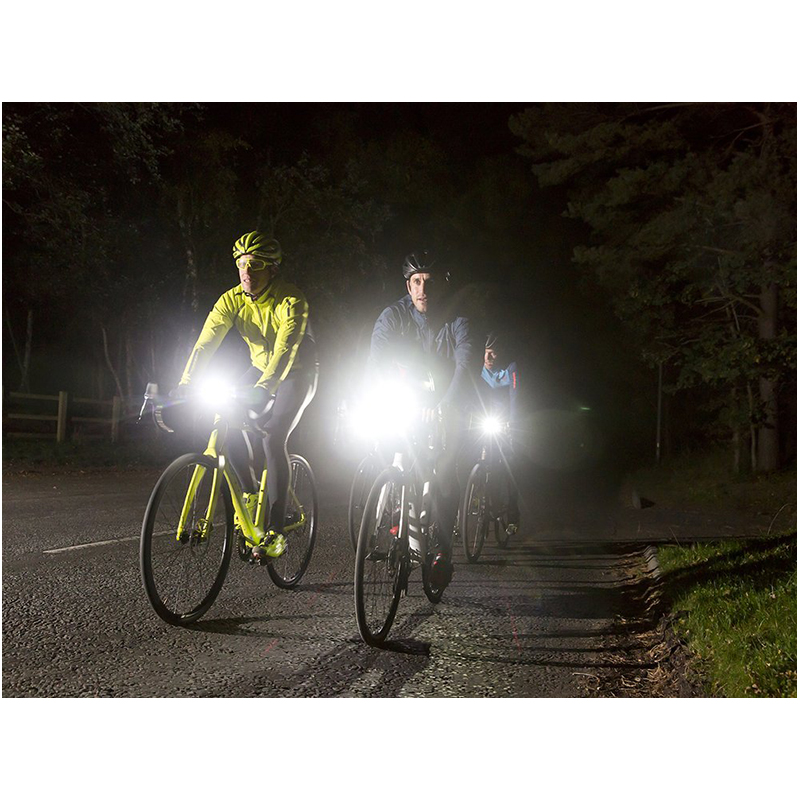 Predné svetlo na bicykel USB LED CREE XM-L T6 x 3