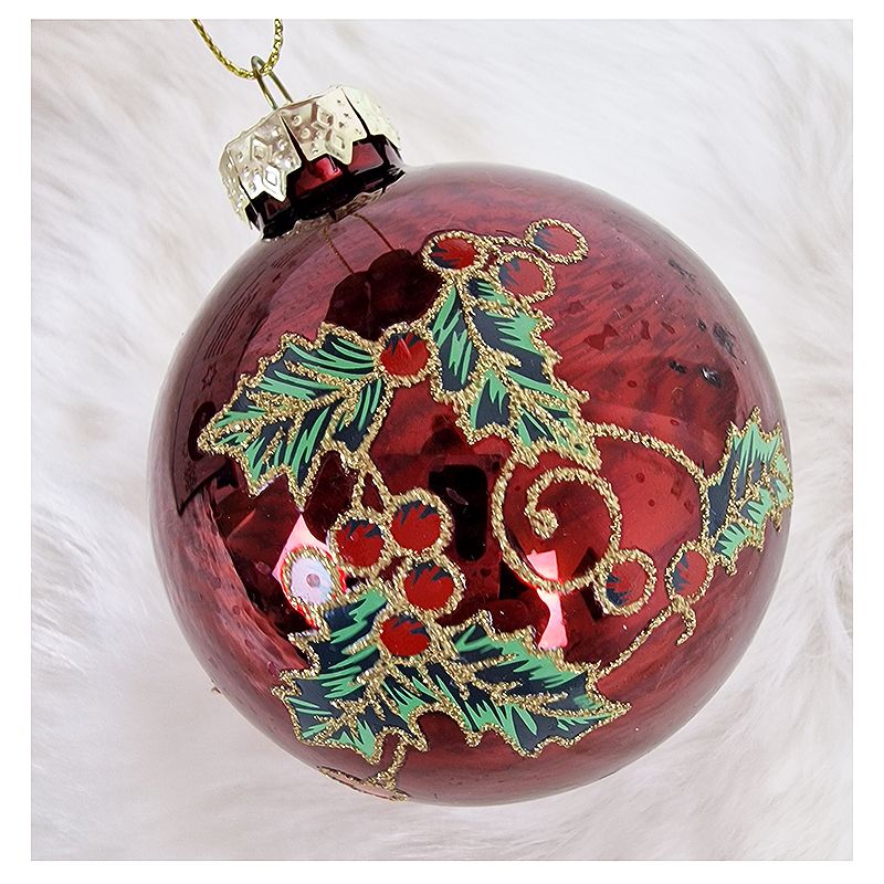 Vianočná guľa retro zdobená