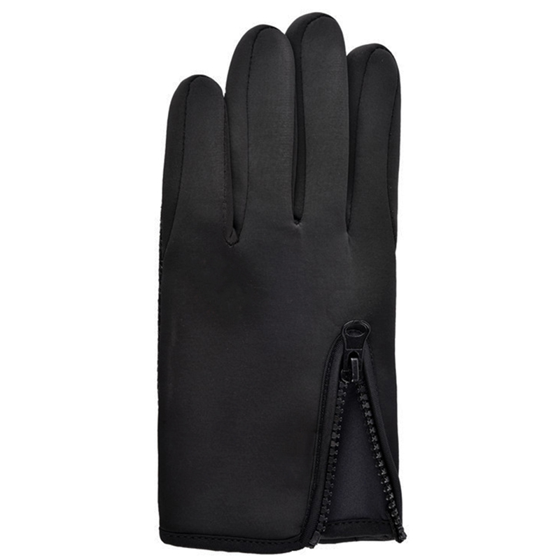 Dotykové rukavice na zimu čierne XL