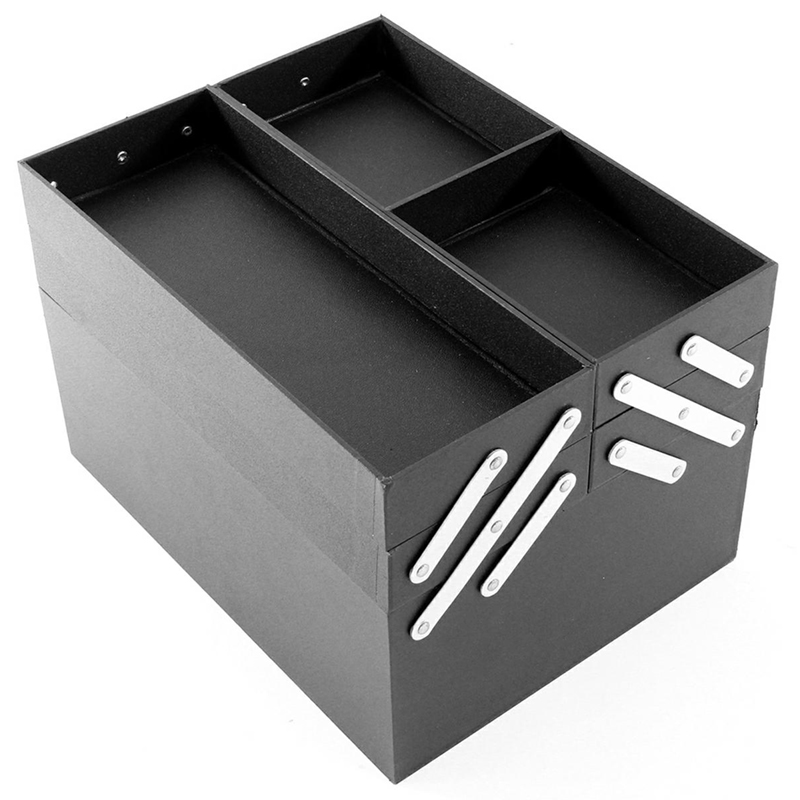 Kufrík na kozmetiku červeno-čierny