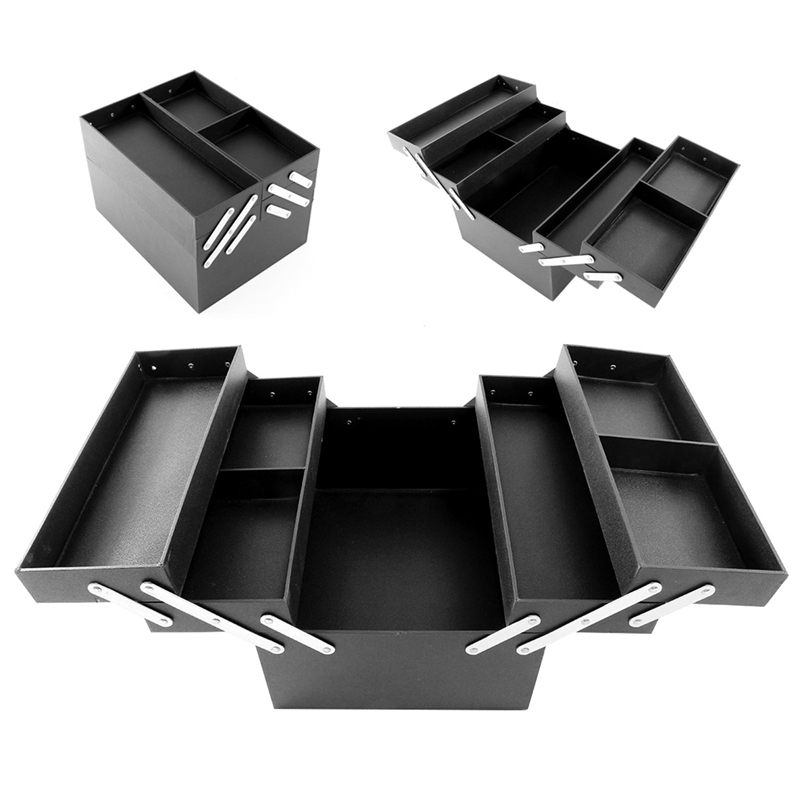 Kufrík na kozmetiku čierno-červený