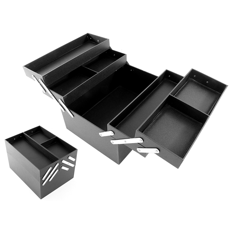 Kufrík na kozmetiku čierno-červený