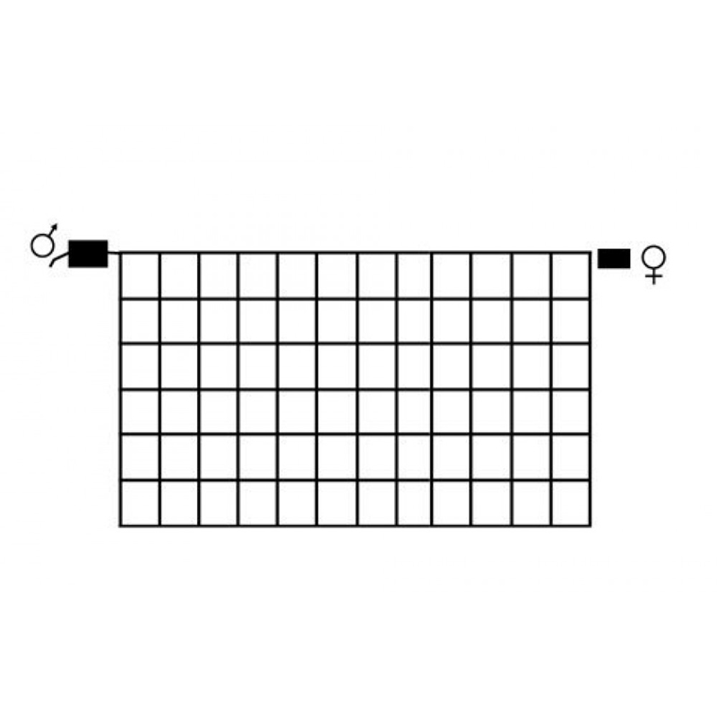 LED Vianočná sieť 80LED 1x1m s 24V transformátorom (1-700606, 1-70600)