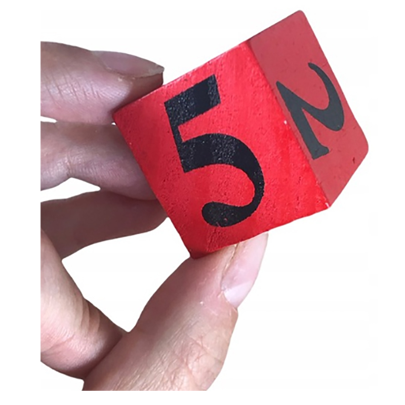 Mikuláš - Adventný kalendár drevený 15x14 cm 