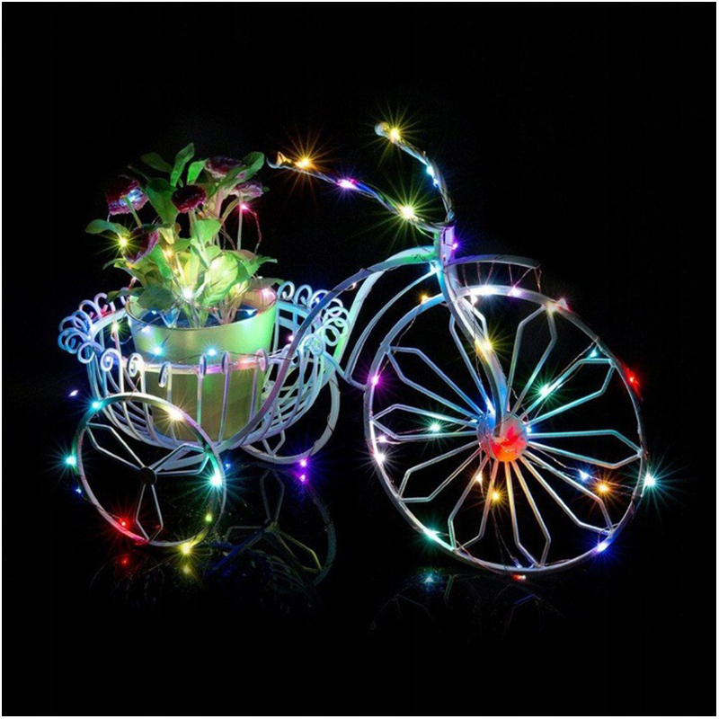 LED Vianočná reťaz 100 LED multicolor 10 metrov