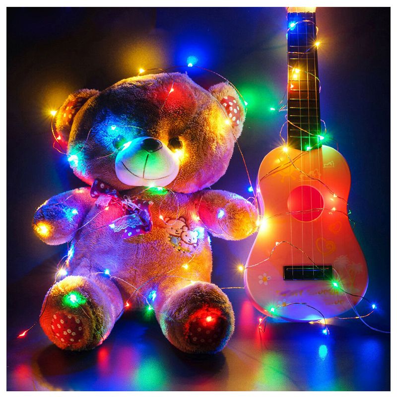 LED Vianočná reťaz 100 LED multicolor 10 metrov