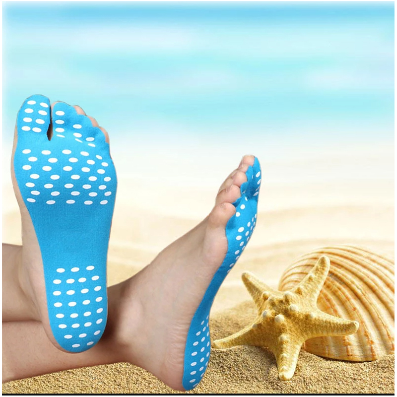 Ochranné nálepky na chodidlá protišmykové čierne