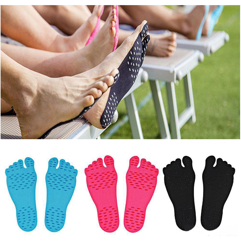 Ochranné nálepky na chodidlá protišmykové modré