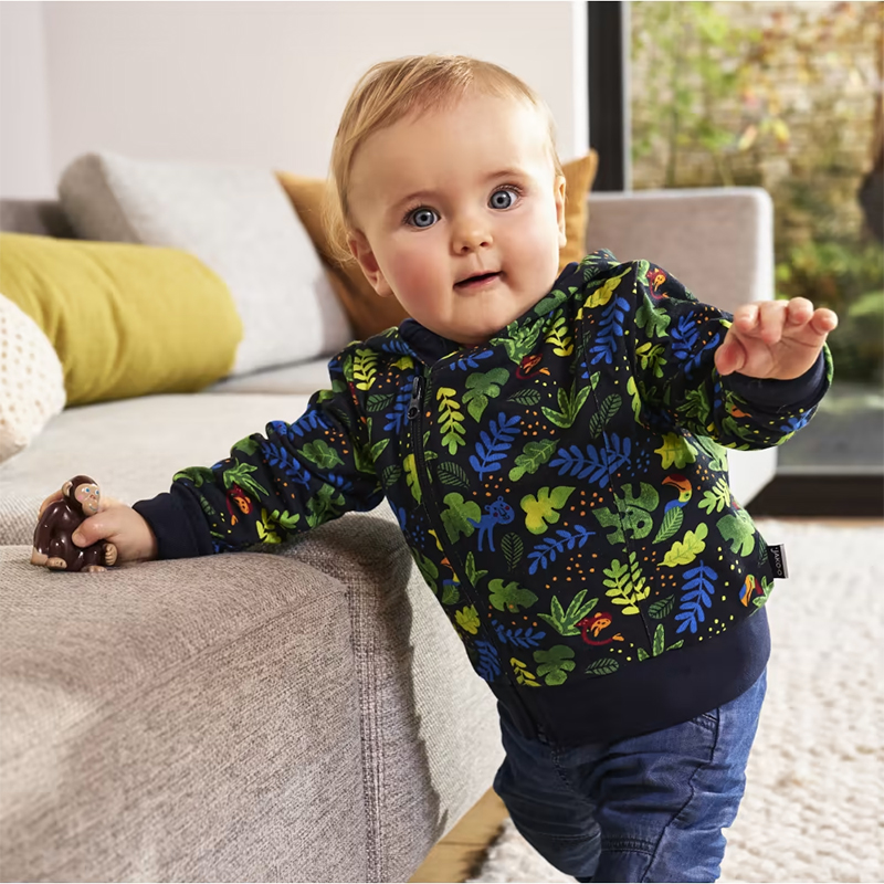 JAKO-O - Detská tepláková bunda s kapucňou č.68/74