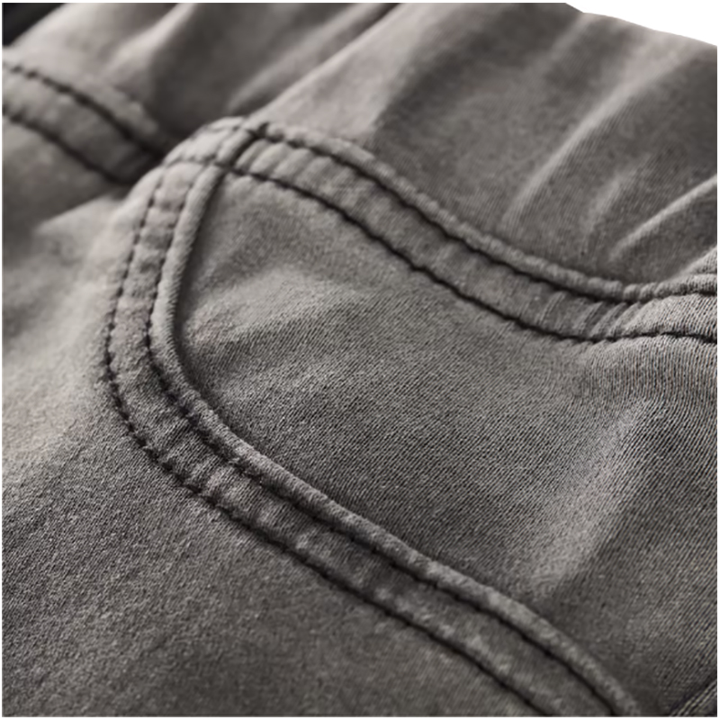 Dievčenské džínsové legíny Slim Fit šedé č.164