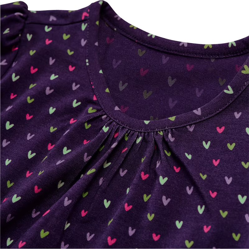 JAKO-O - Dievčenské šaty s celoplošným motívom č.104/110