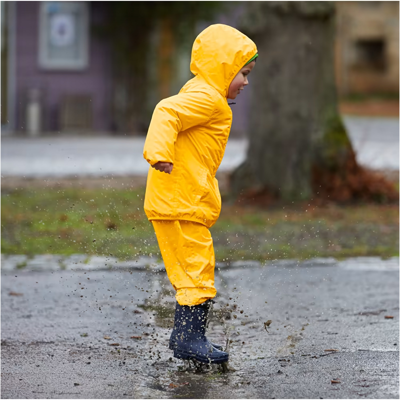 JAKO-O - Detská nepremokavá bunda do dažďa žltá č.128/134