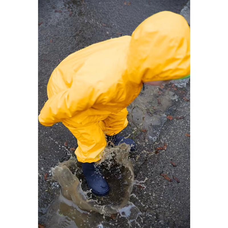 JAKO-O - Detská nepremokavá bunda do dažďa žltá č.128/134