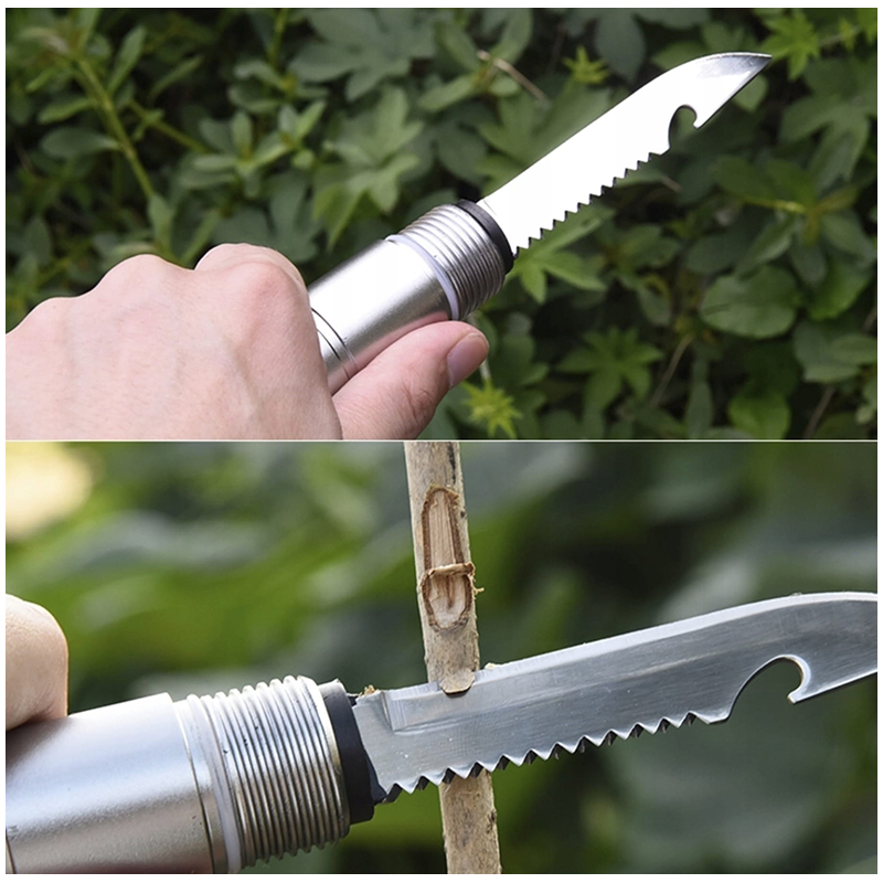 Skladacia vojenská lopata Survival multifunkčná 12v1