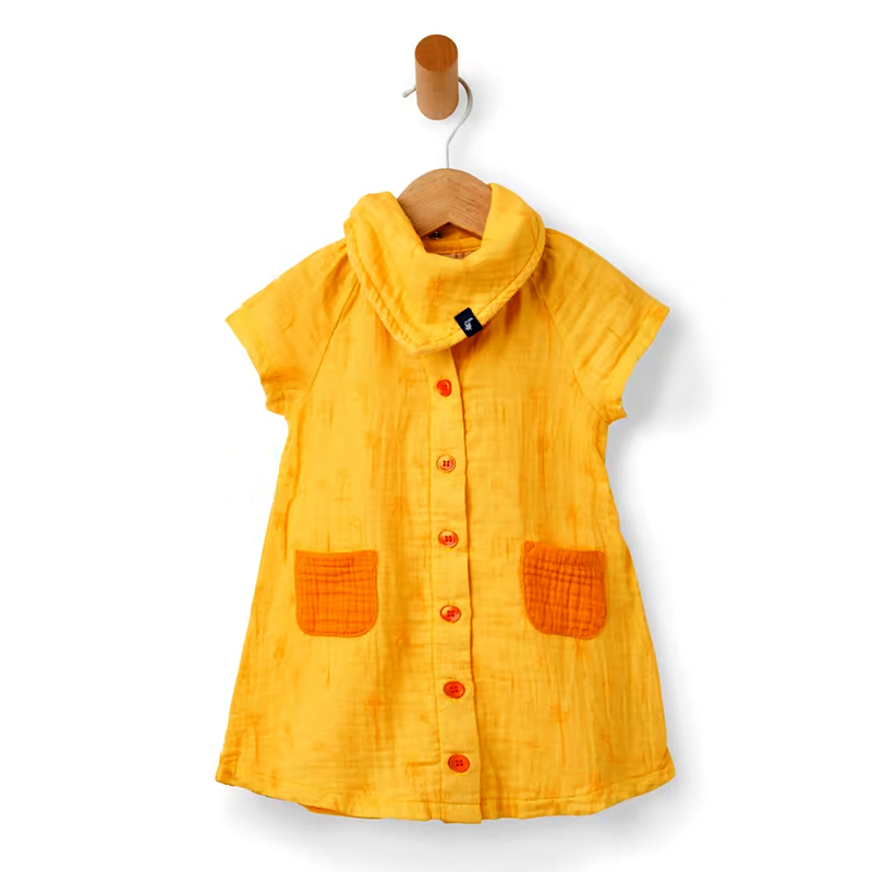 JAKO-O - Dievčenské ultramäkké mušelínové šaty 68/74