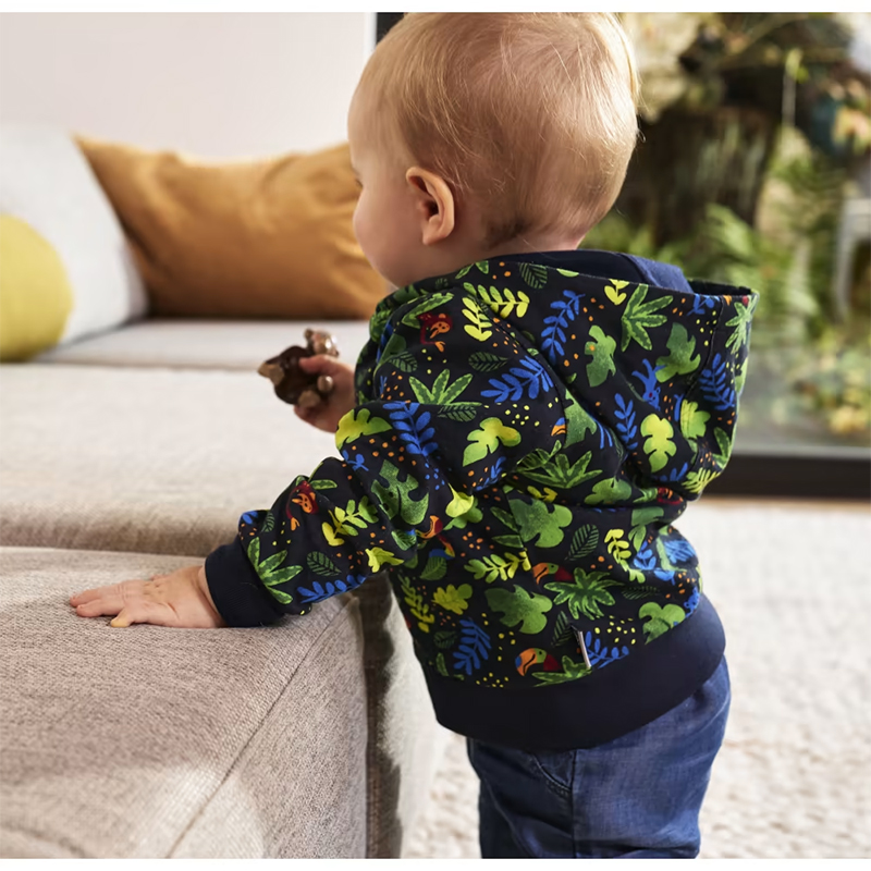 JAKO-O - Detská tepláková bunda s kapucňou č.80/86 