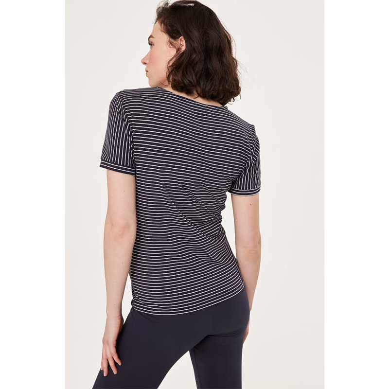 J.MAMA - Dámske tričko pruhované, aj pre tehotné č.36