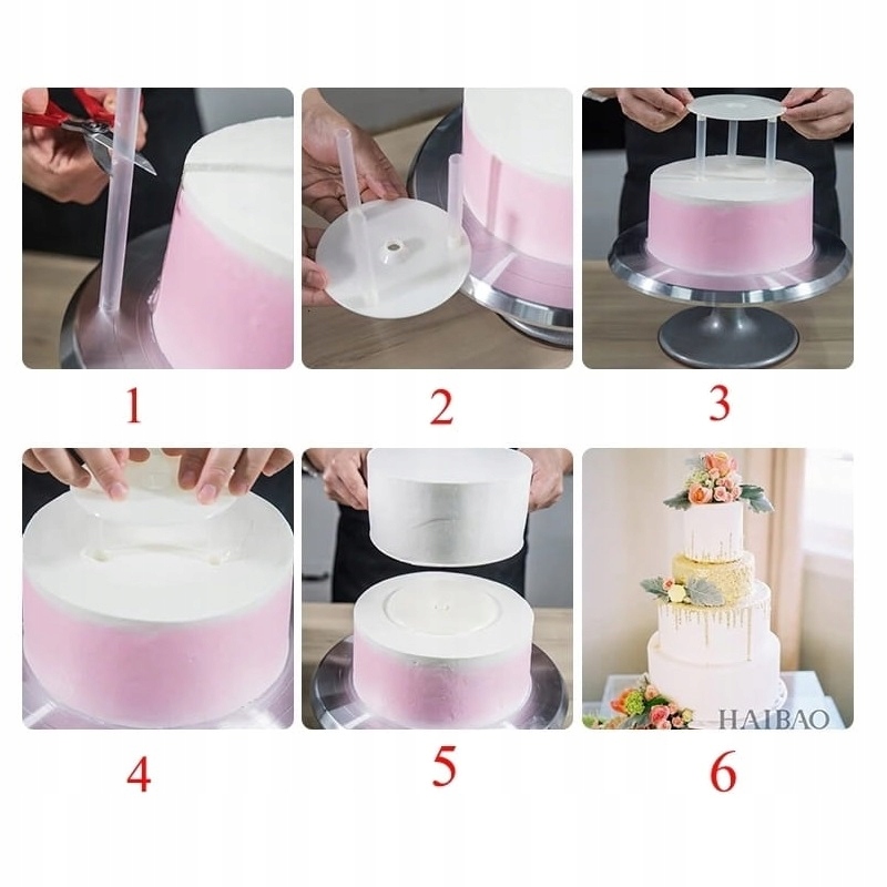 Podložka s podperami na poschodové torty 20cm