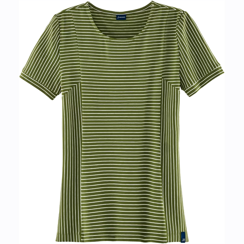 J.MAMA - Dámske pruhované tričko aj pre tehotné č.36