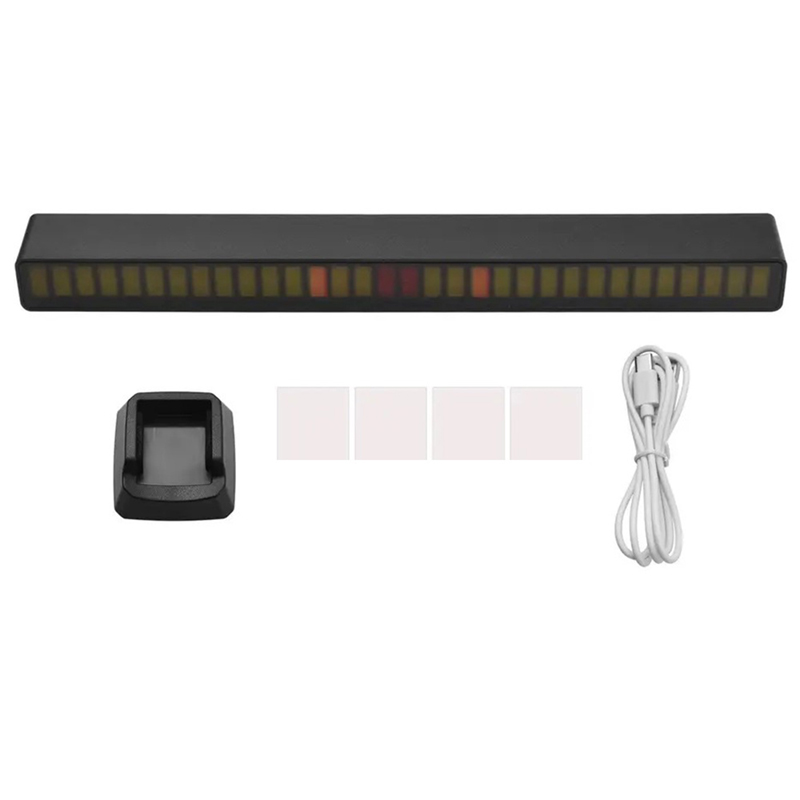 LED panel reagujúci na zvuk USB